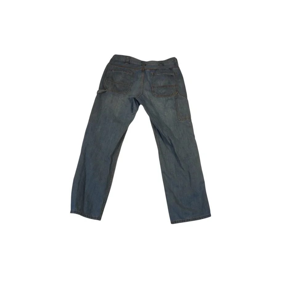 Ridgecut Toughwear Men's 36x32 Carpenter Jeans Relaxed Fit Workwear Blue Denim